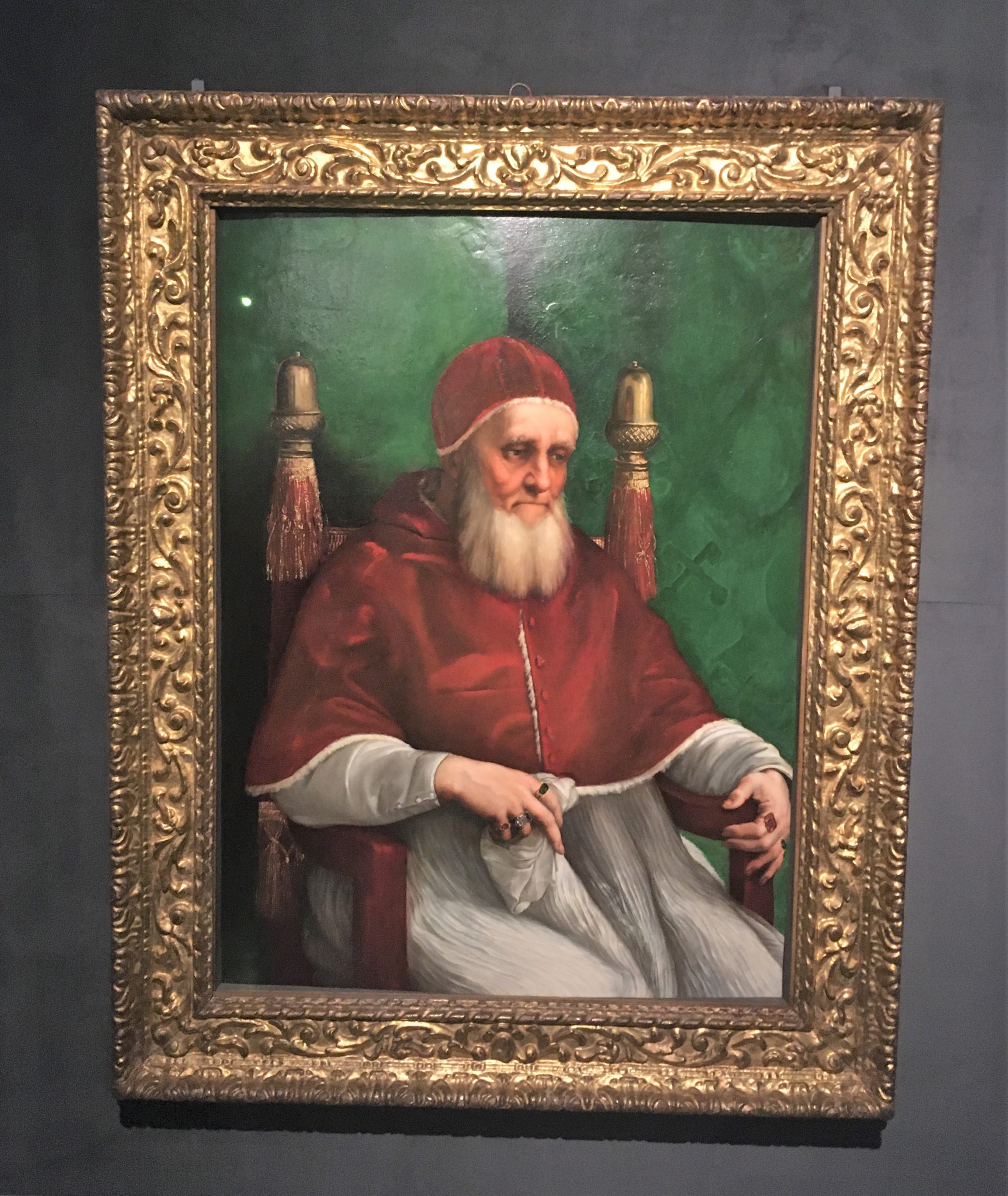 ritratto di papa giulio II raffaello