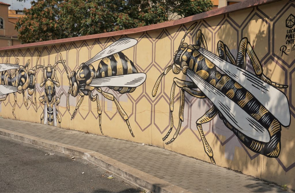 nido-di-vespe-murales-lucamaleonte