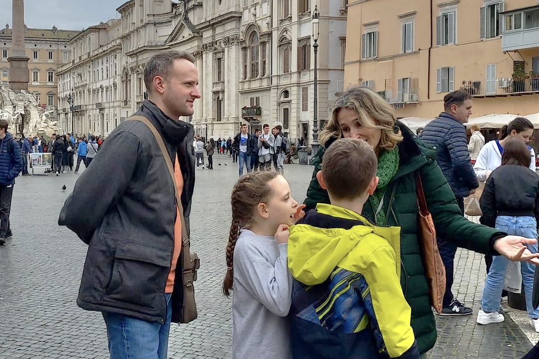 tour Rome with kids