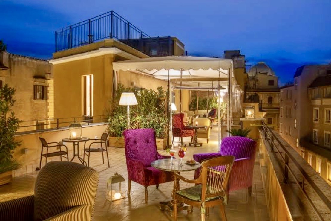 tectum rooftop bar rome